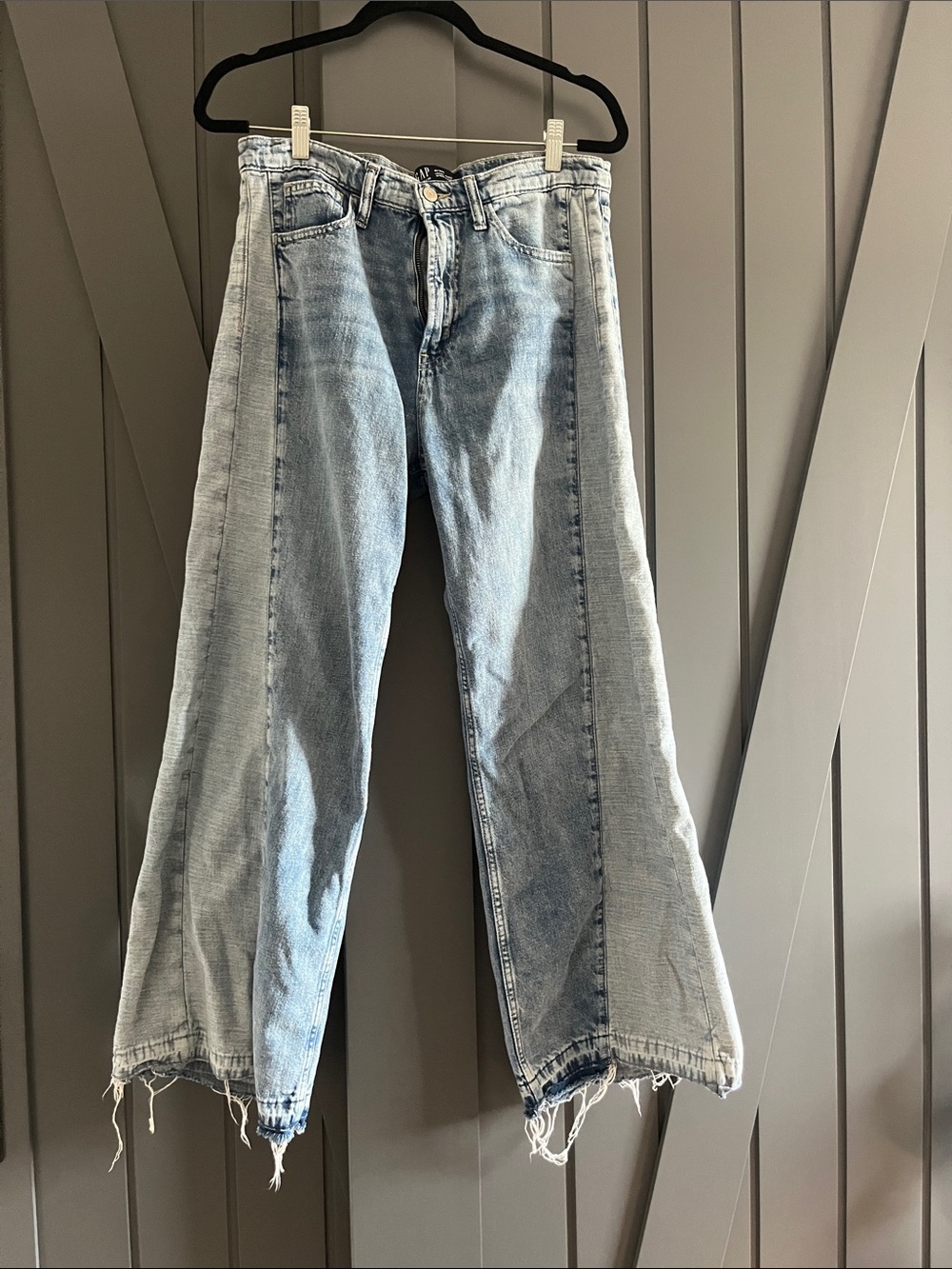 GAP Two-Tone Wide Leg Jeans